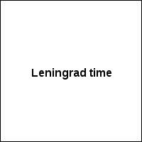 Leningrad time