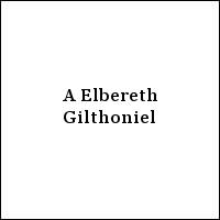 A Elbereth Gilthoniel