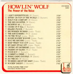 Howlin' Wolf · The Power Of The Voice · Art