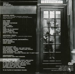 David Bowie · The Rise And Fall Of Ziggy Stardust And The Spiders From Mars (2012 EU) (ADVD, 40th Anniversary Edition) · Covers