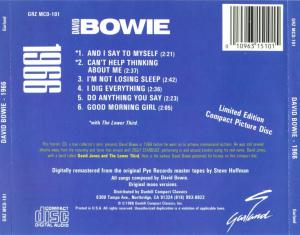 David Bowie · 1966 (1988 US) (MCD) · Covers