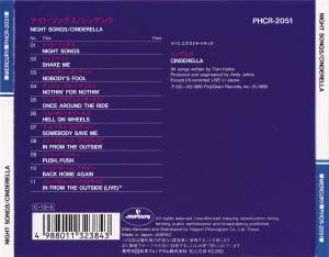 Cinderella · Night Songs · Covers (Japan)