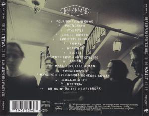 Def Leppard · Greatest Hits - Vault 1980-1995 · Scans