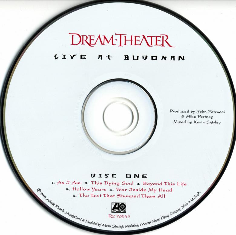 Dream Theater · Live At Budokan · CD1