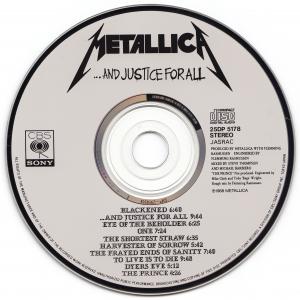 Metallica · And Justice For All · Artwork