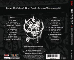 Motorhead · Better Motorhead Than Dead - Live At Hammersmith · Covers